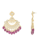 'Elina' Purple  Earrings