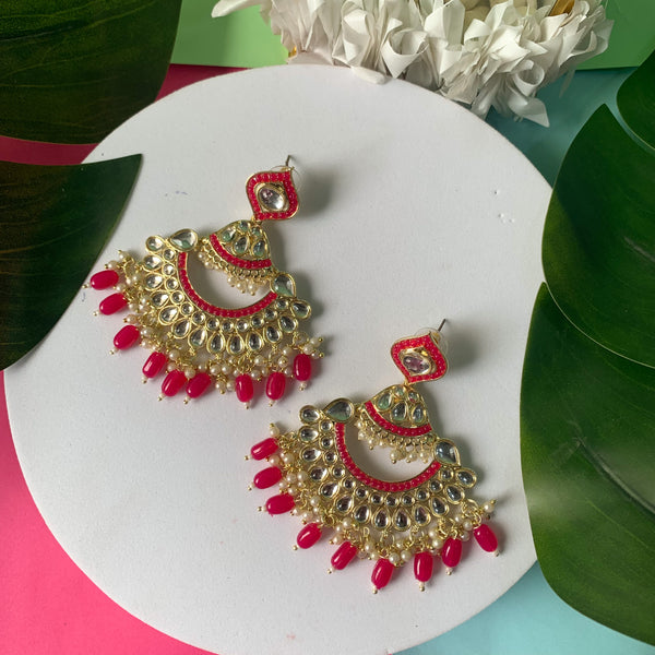 'Elina' Pink Earrings