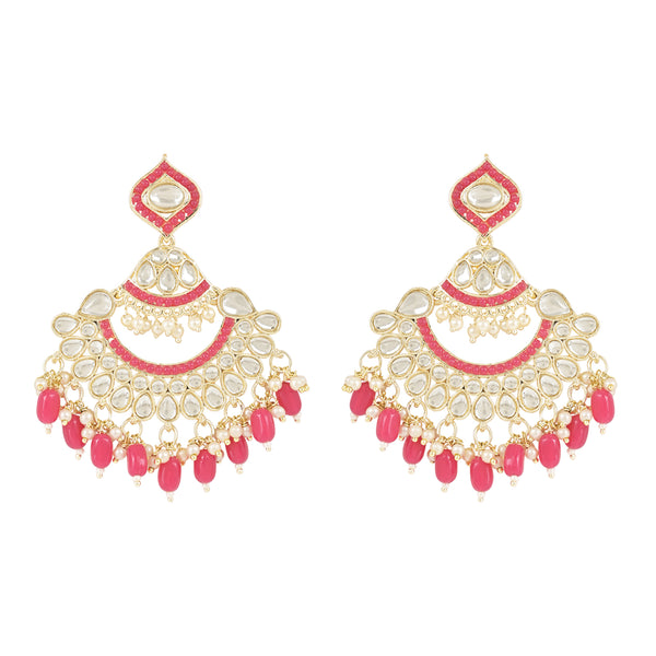 'Elina' Pink Earrings