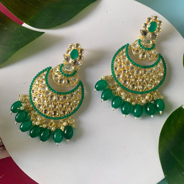 Pranjali Green Earrings