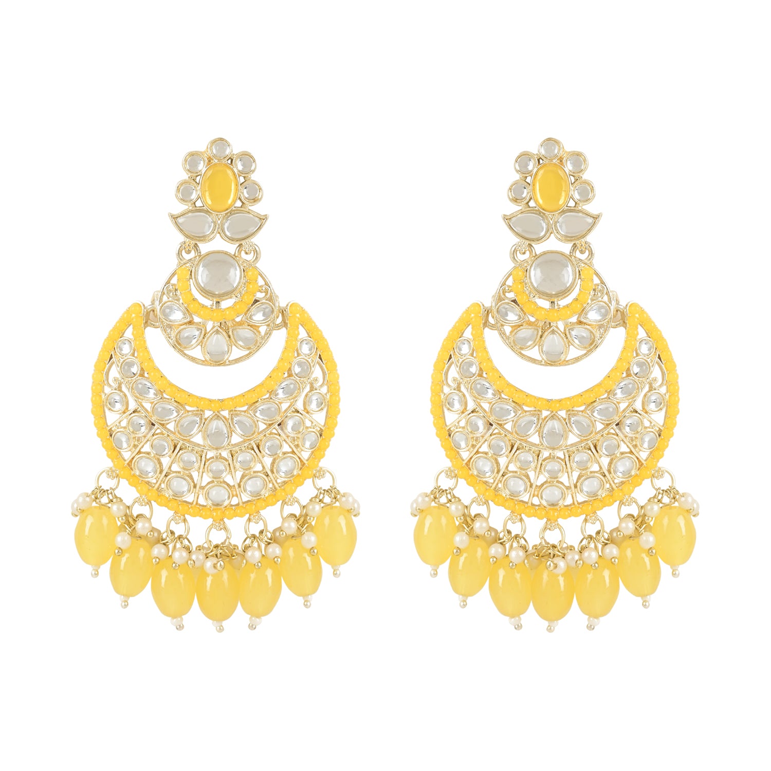 Pranjali Yellow Earrings