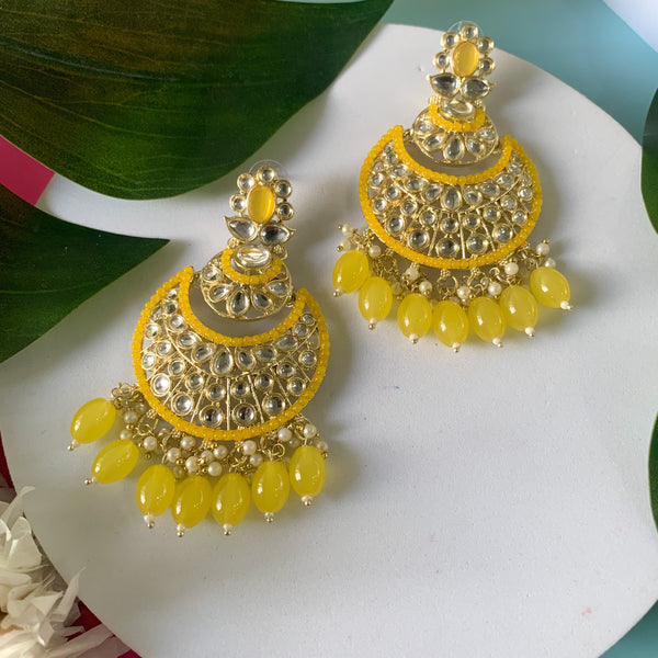 Pranjali Yellow Earrings