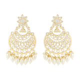 Ronita White Earrings