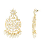 Ronita White Earrings