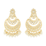 Priyanshi White Earrings