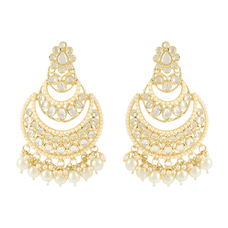 Priyanshi White Earrings