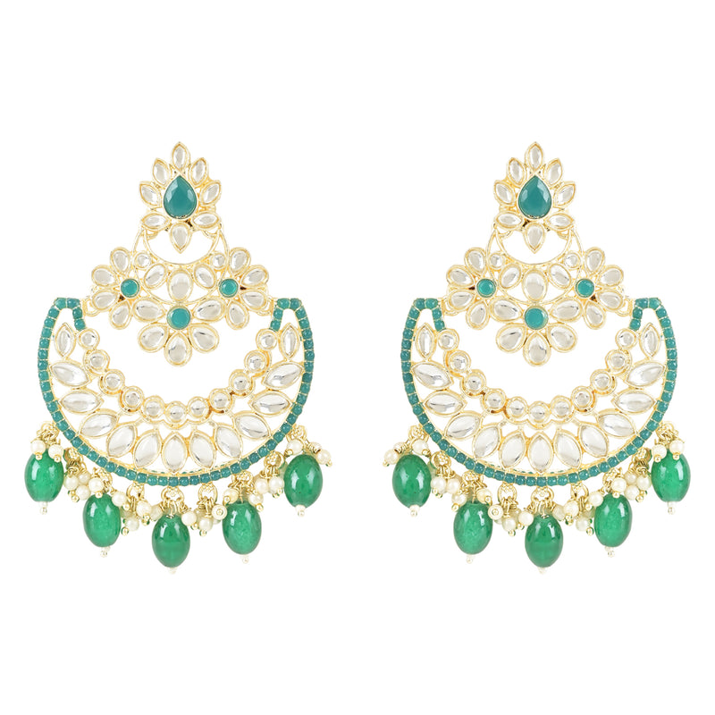 Vaishnavi Green Earrings