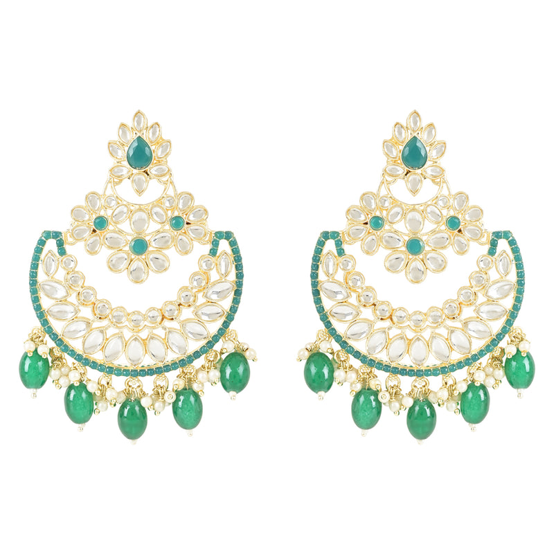 Vaishnavi Green Earrings