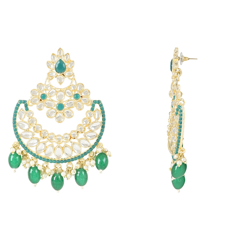 Vaishnavi Green Earrings