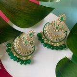 Vaishnavi Green Earrings