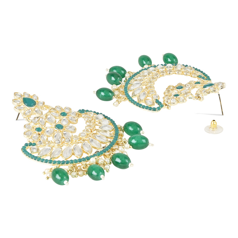 Vaishnavi Green Earrings