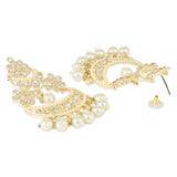 Jinisha White Earrings