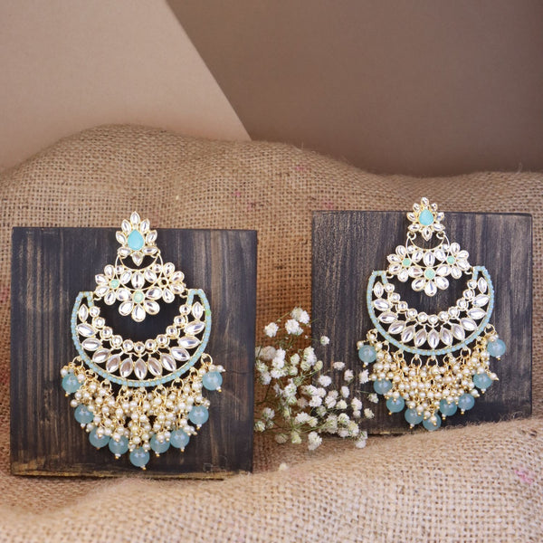 (Pack of 2) Kundan and Pearl Earrings