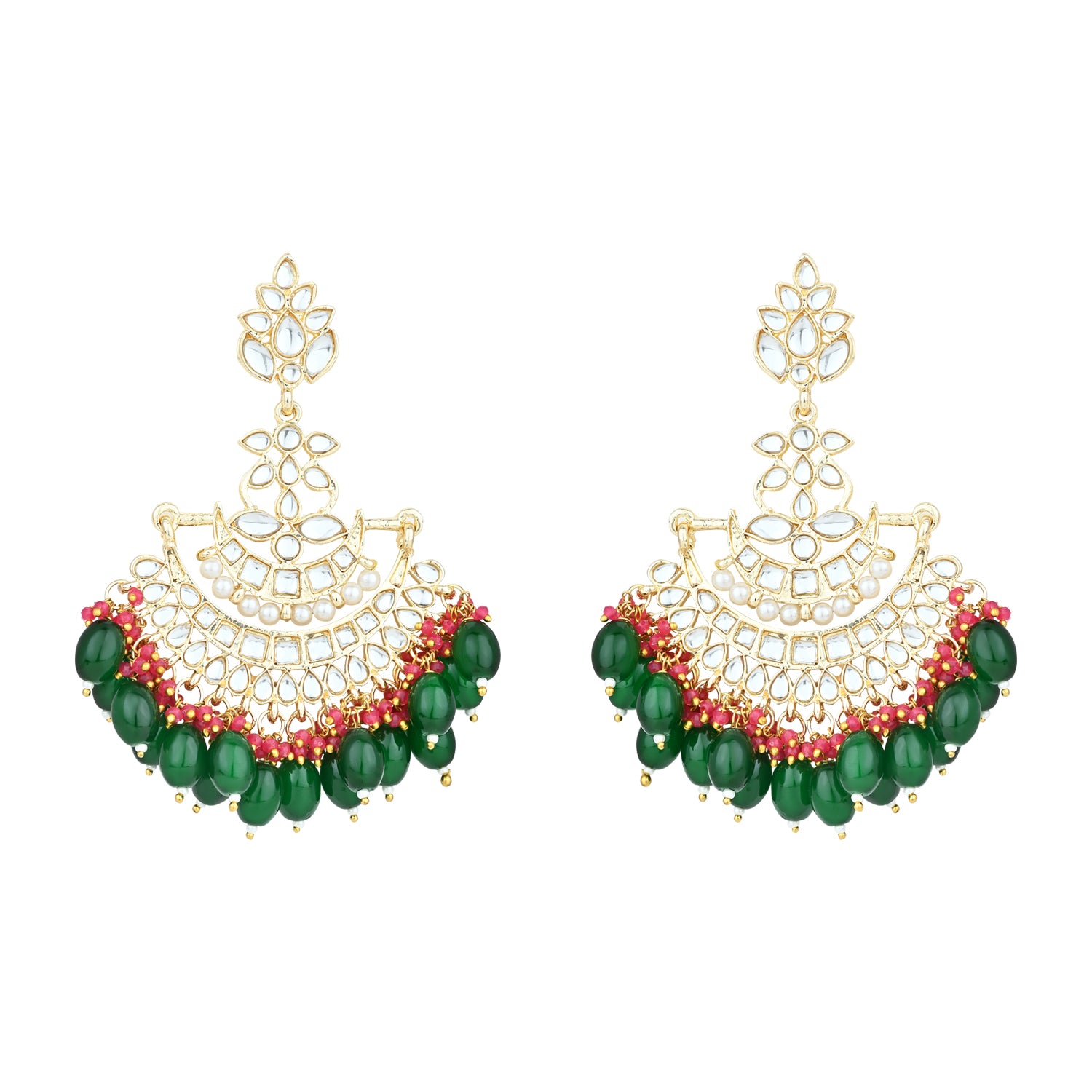 Saamya Green Earrings