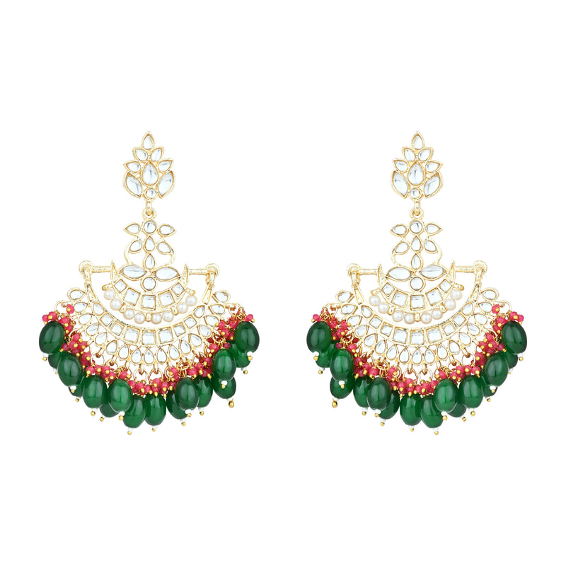 Saamya Green Earrings