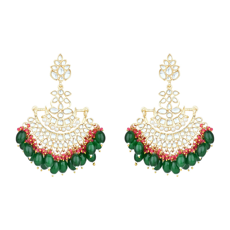 Saamya Green Earrings