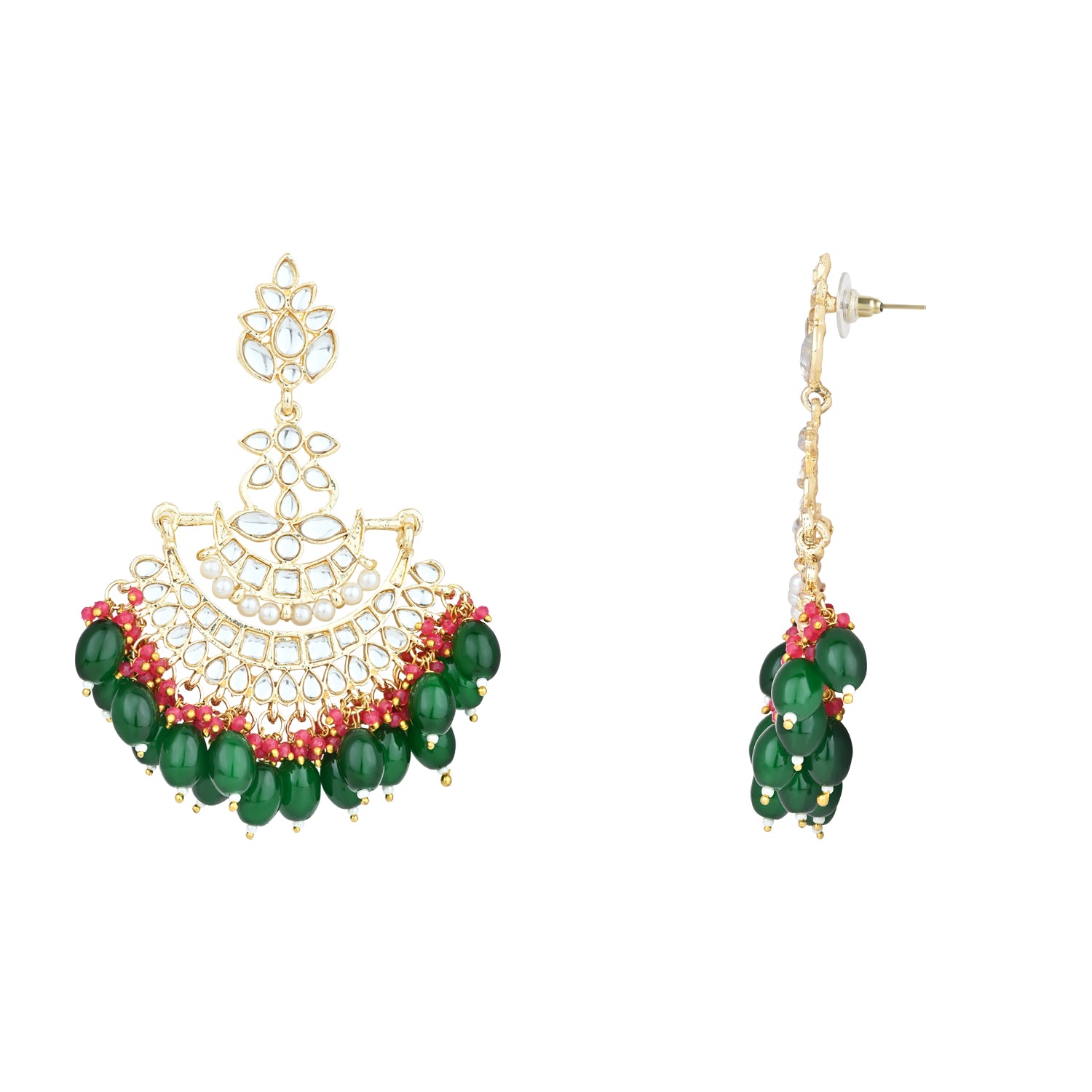 Saamya Green Earrings