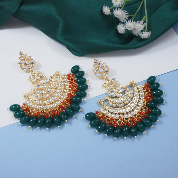 Saamya Green Earrings
