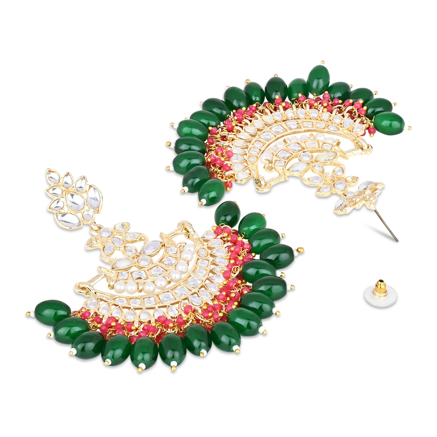 Saamya Green Earrings
