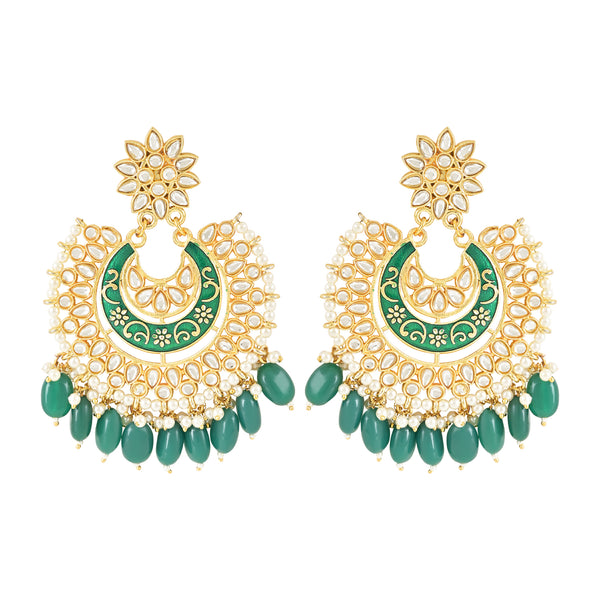 Ranchi Green Earrings