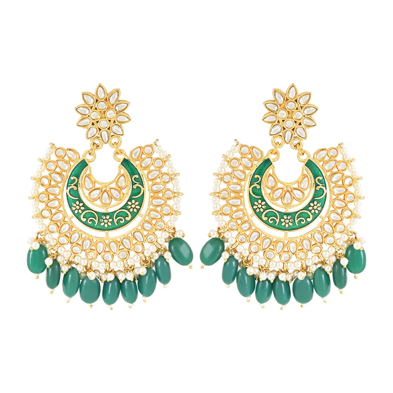 Ranchi Green Earrings