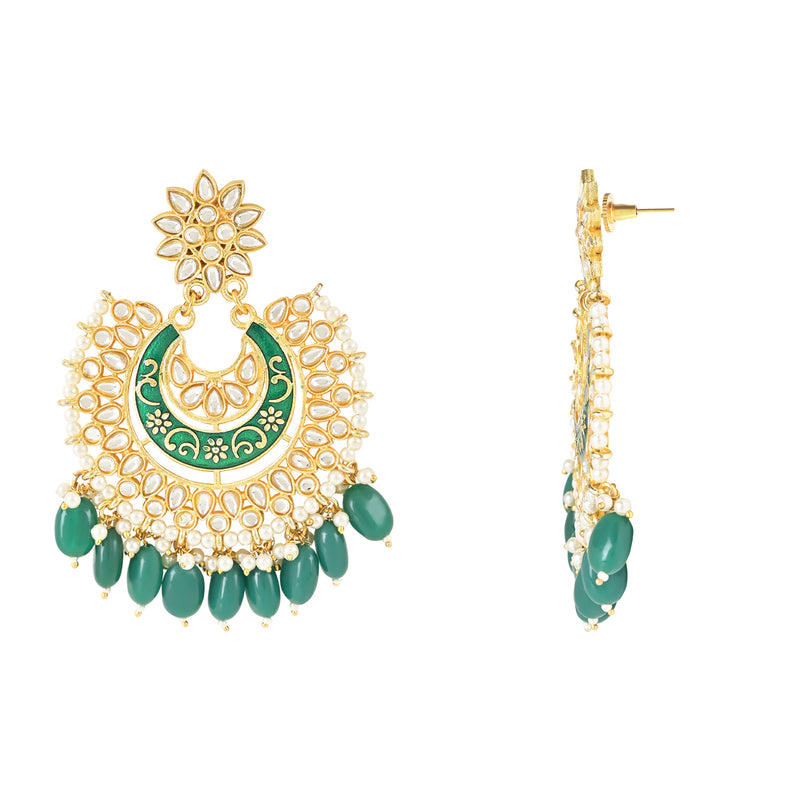 Ranchi Green Earrings