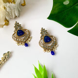 Rivanya Blue Earrings