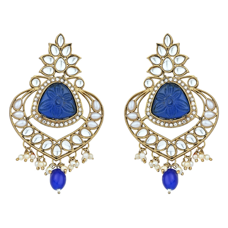 Rivanya Blue Earrings