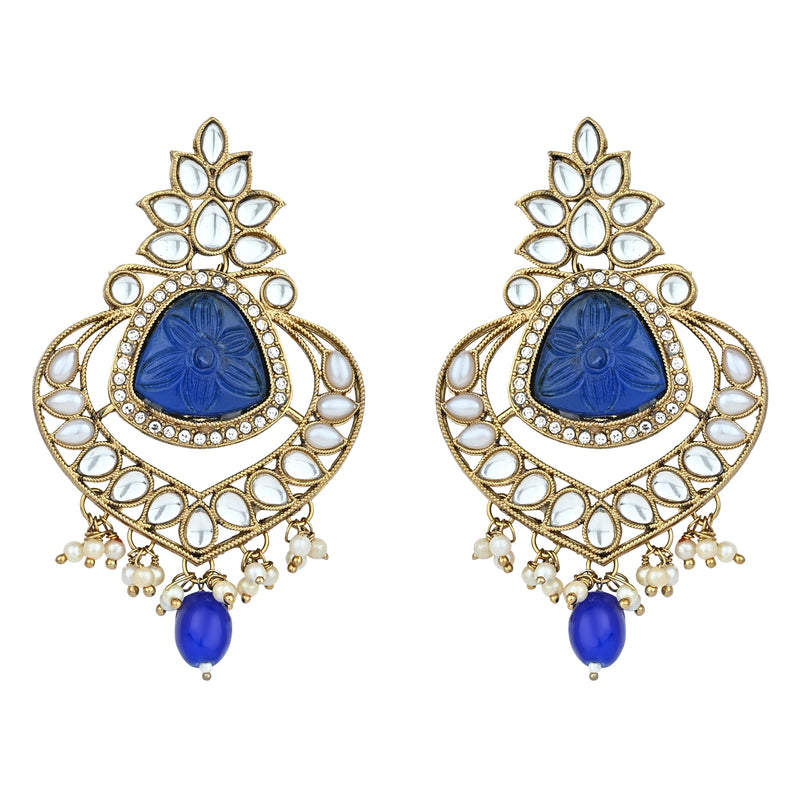 Rivanya Blue Earrings