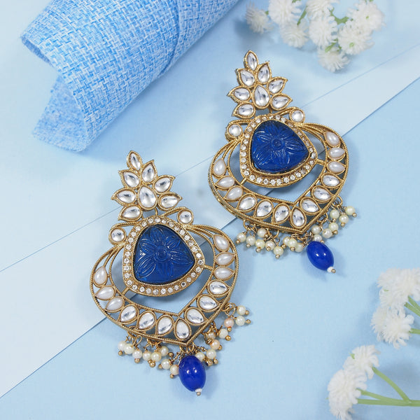 Rivanya Blue Earrings