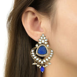 Rivanya Blue Earrings