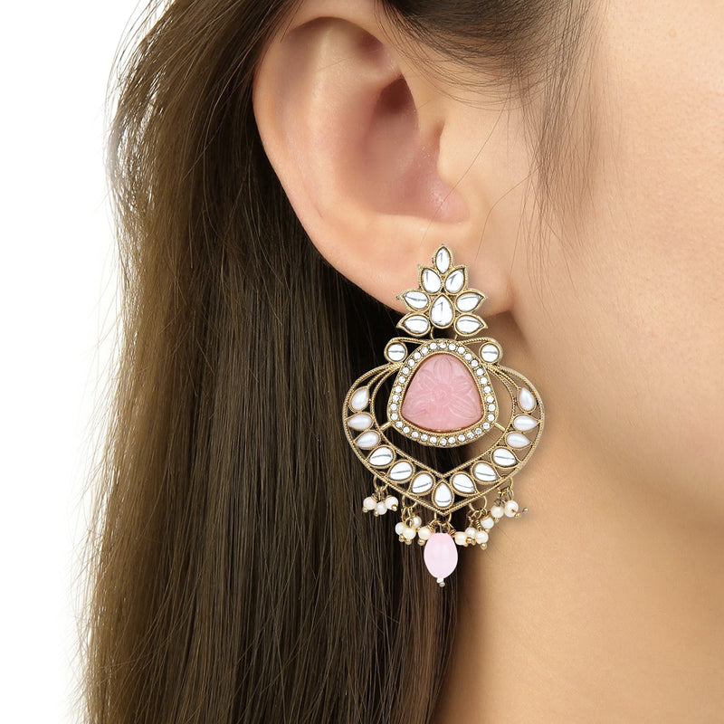Rivanya Pink Earrings