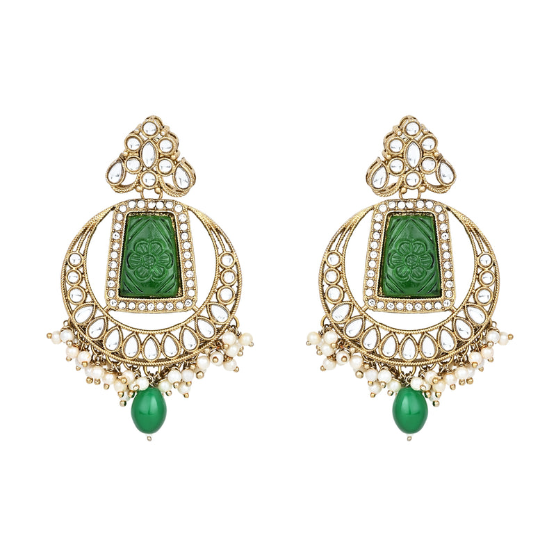 Yamika Green Earrings