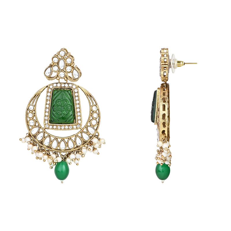 Yamika Green Earrings