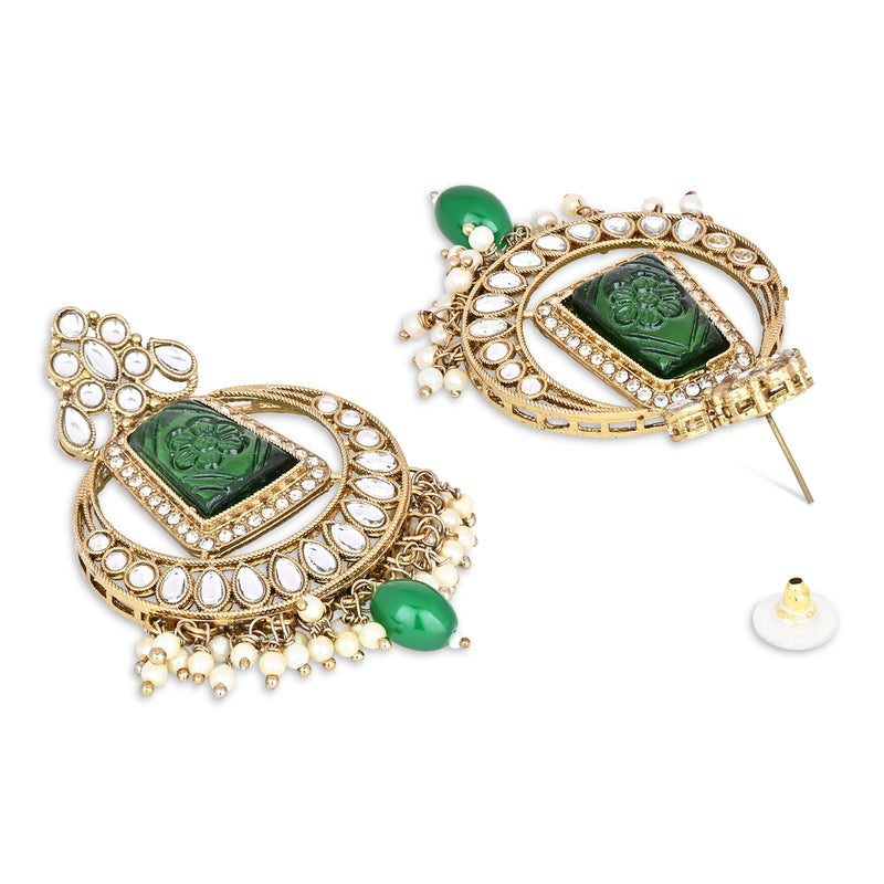 Yamika Green Earrings