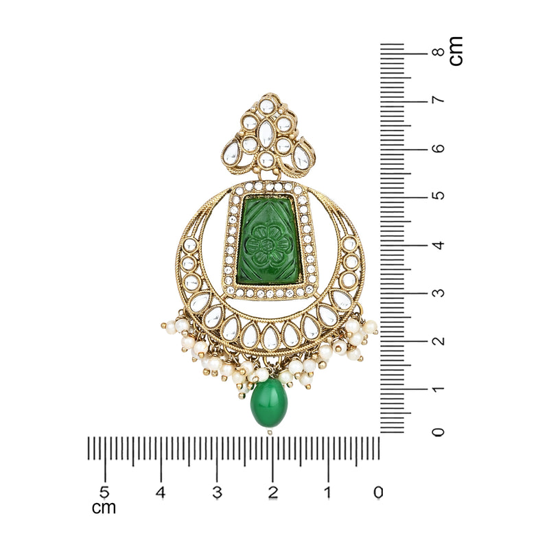 Yamika Green Earrings