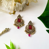 Yamika Purple Earrings
