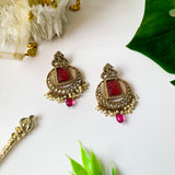Yamika Purple Earrings