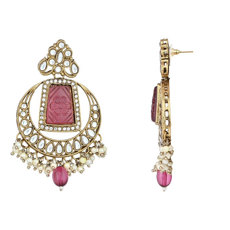 Yamika Purple Earrings
