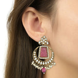 Yamika Purple Earrings