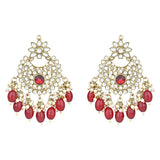 Ishrat Maroon Earrings
