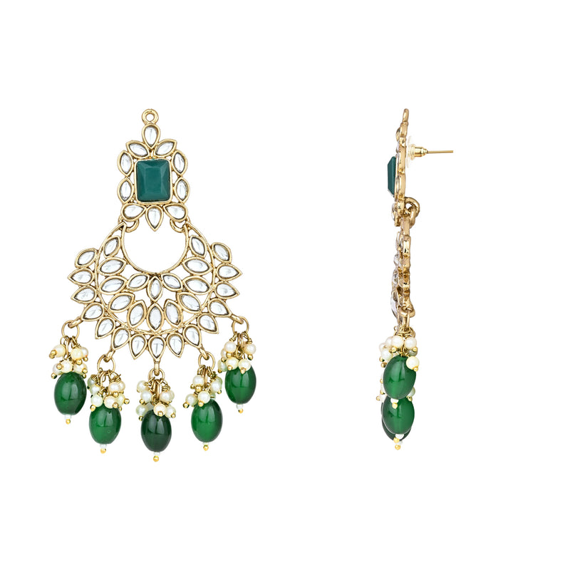 Aisha Green Earrings