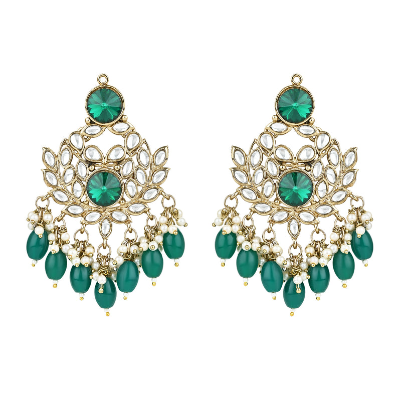 Samira Green Earrings