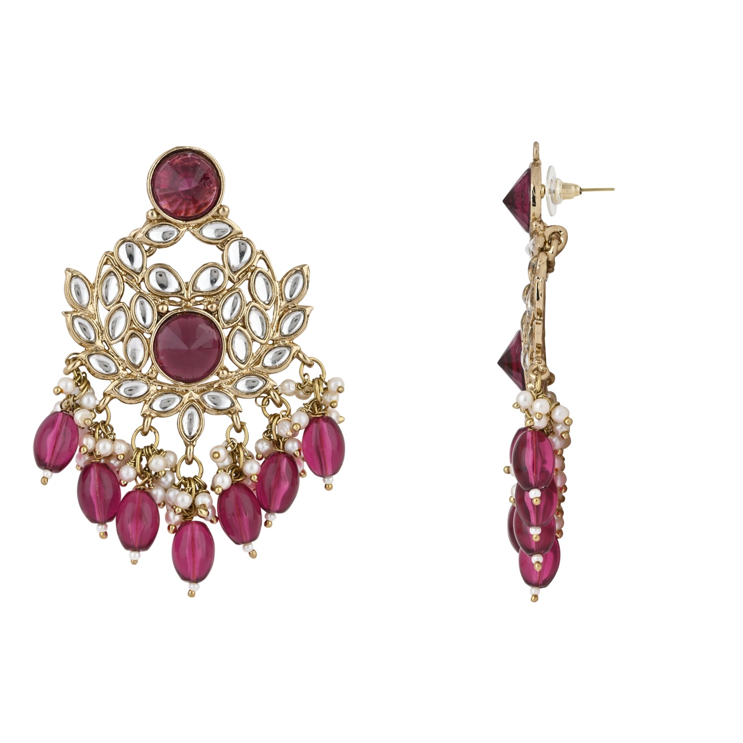 Samira Wine Earrings