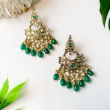 Safiya Green Earrings