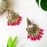 Safiya Rani Pink Earrings