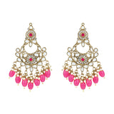 Safiya Rani Pink Earrings