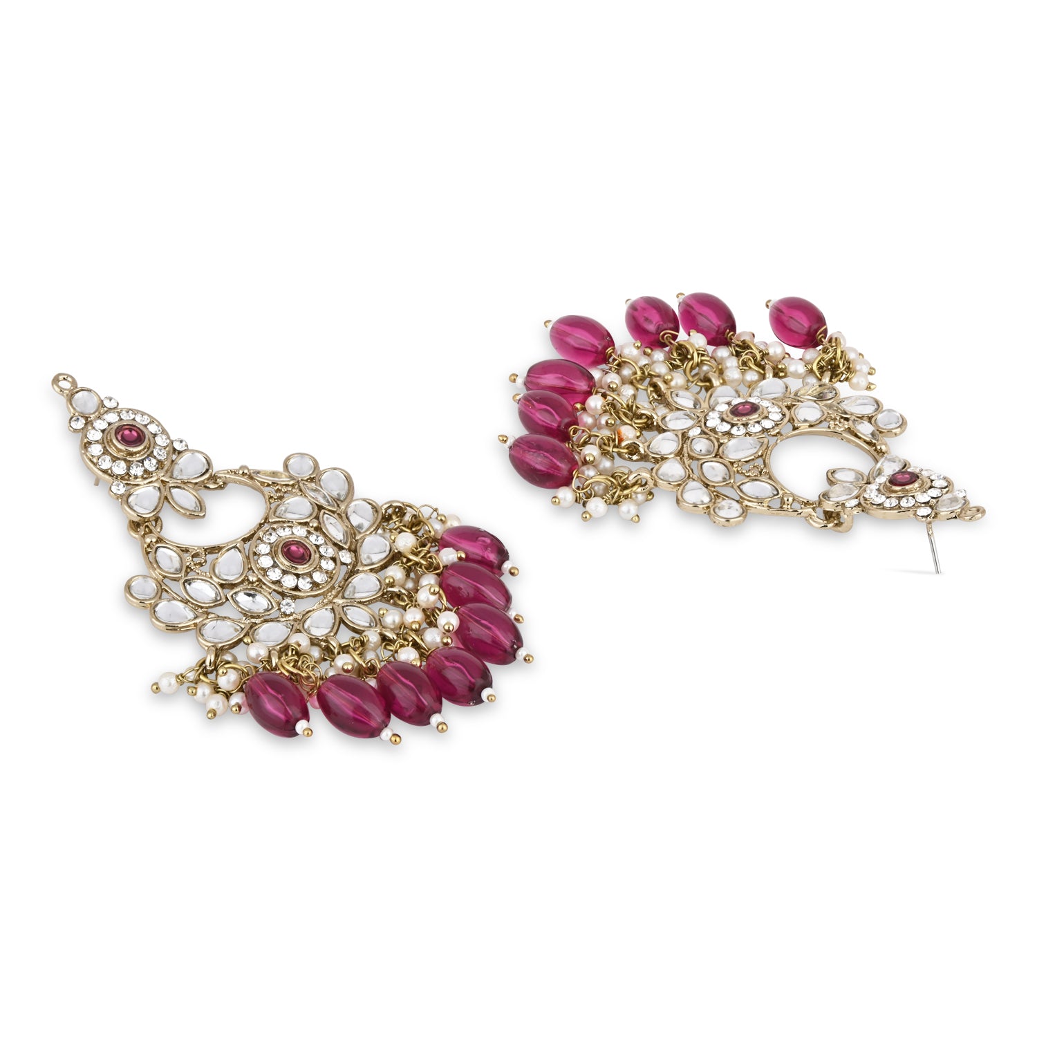 Safiya Wine Earrings