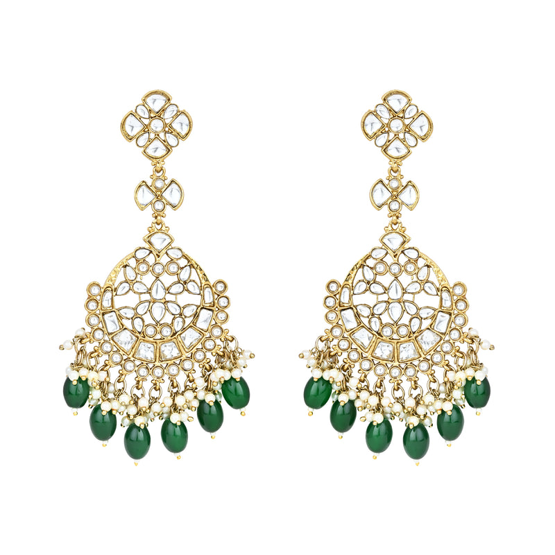 Laila Green Earrings