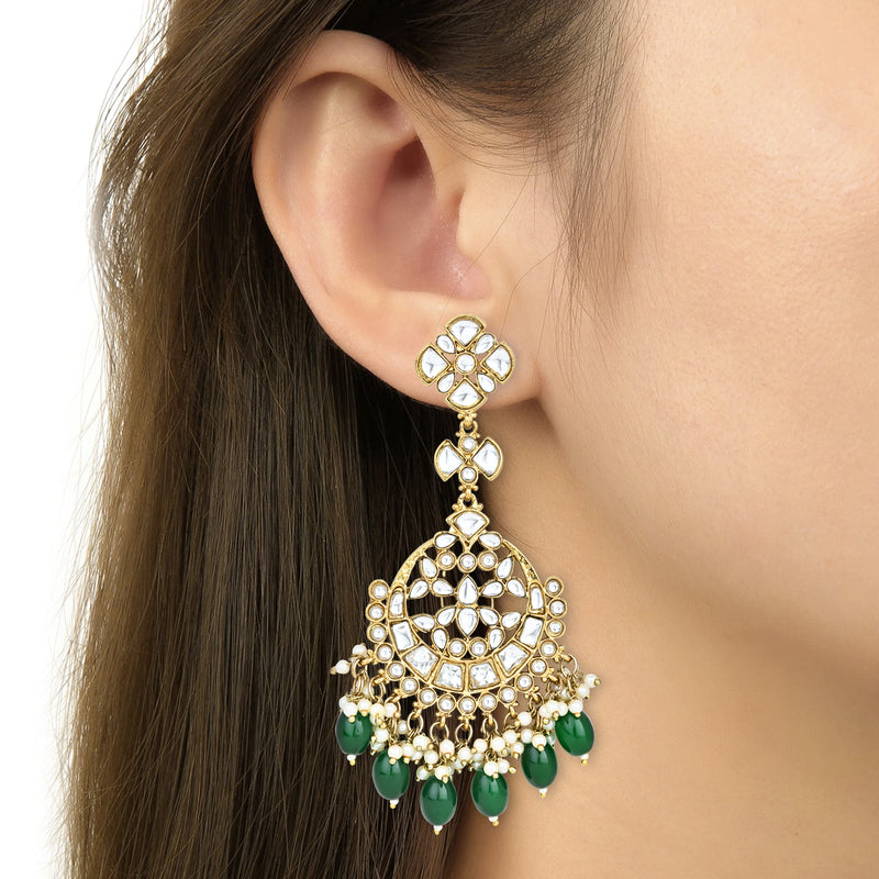 Laila Green Earrings